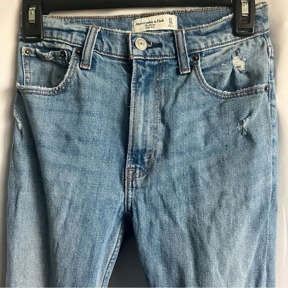 Abercrombie & Fitch High Rise Skinny Jean size 24 - Picture 5 of 5